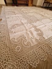 Copriletto antico in Lino e