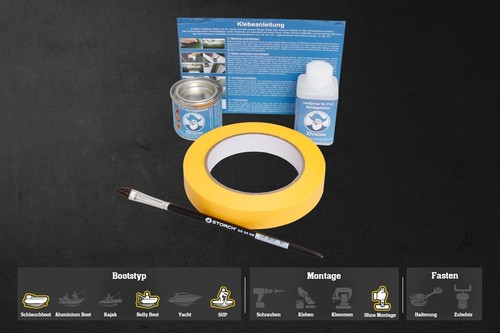 Kit adesivo per gommoni