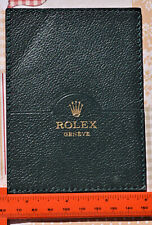 Rolex Porta Garanzia 0101.40.05 Pelle Verde Originale Nuovo Perfette Condizioni