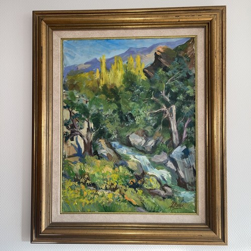 Dipinto olio pittore spagnolo - ,