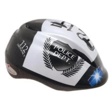 ATALA CASCO BICI BICICLETTA MTB BAMBINO POLICE POLIZIA REGOLABILE 46-53 CM