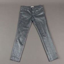 Blumarine Jeans Metallizzati Second Hand Cotone Taglia 44 Italia