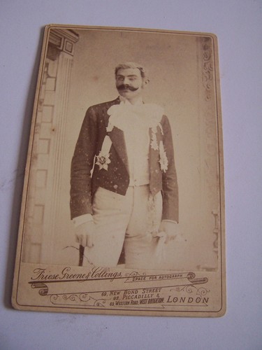Cabinet card man - dress, jacket