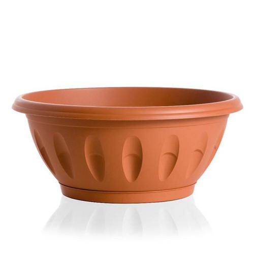 Vaso basso tondo esterno - vaso,
