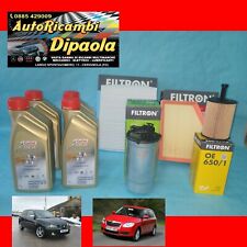 KIT TAGLIANDO SEAT IBIZA III SKODA FABIA 1.4 TDI (01-09) CASTROL 5W30 + 4 FILTRI