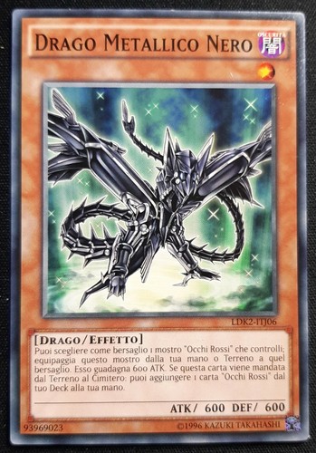 Drago metallico nero - metallico,