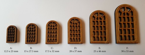 Confezione finestre mdf - 10,