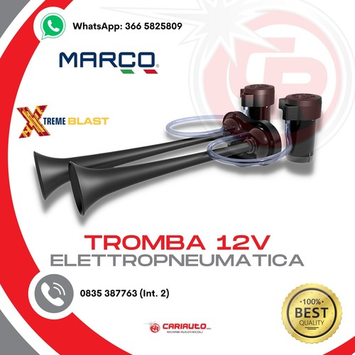 Tromba 12v elettropneumatica