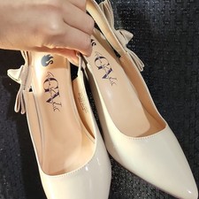 Gianni Versace Beige Slingback