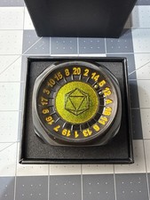 Metal D20 Spinning Dice Roller