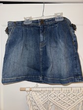 Gonna blu denim Burberry