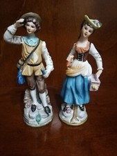 Coppia statuine ceramica - coppia, di