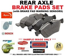Rear brake pads with - rear, sensors