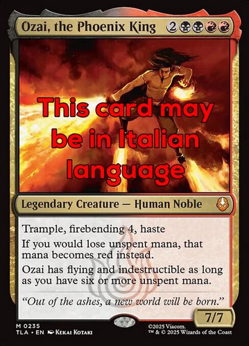 Mtg ozai the phoenix king - ozai,,