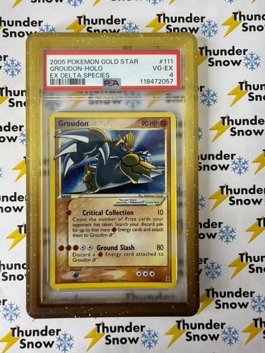 Groudon holo gold star - groudon,