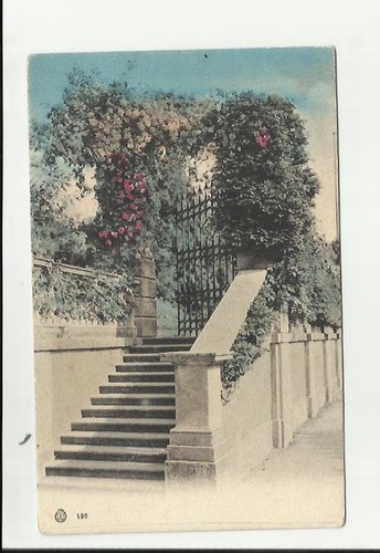 Antica cartolina lago como - antica,