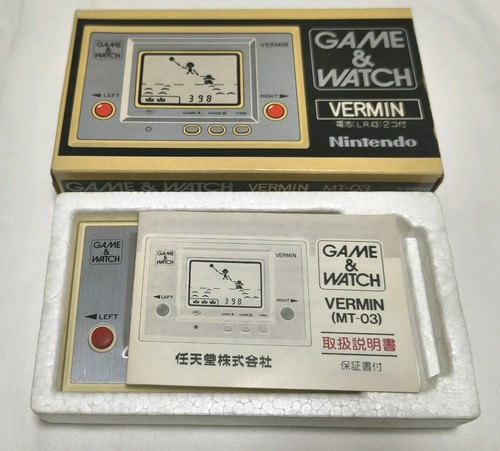 Nintendo game watch vermin - nintendo,