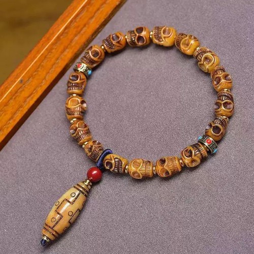 Bracciale tibetano intagliato - bracciale,