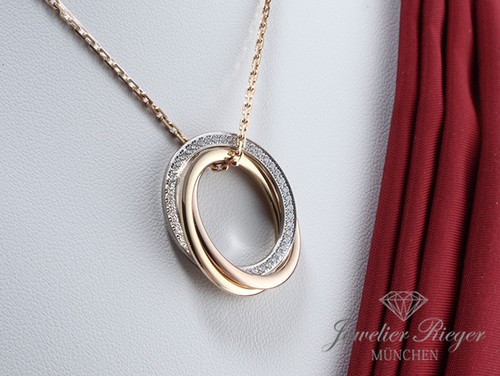 Collana cartier trinity oro - cartier,