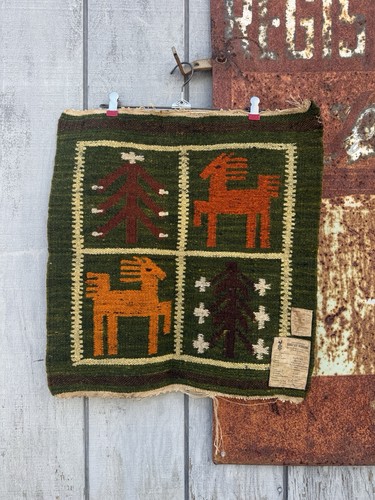 Antico arazzo cavallo kilim