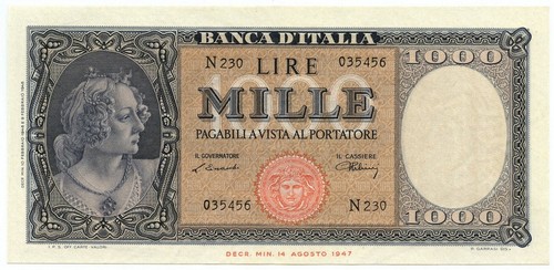 1000 lire italia - 1000,