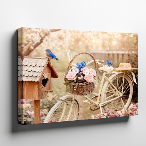 Bicicletta epoca con cesto - con,