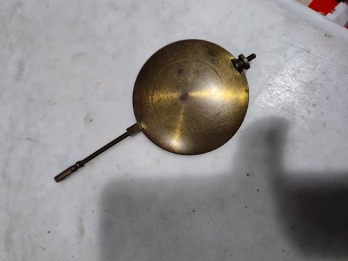 Antique fusee clock pendulum - antique,