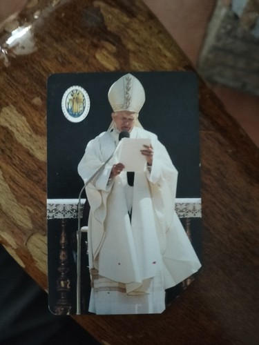 Scheda telefonica rara papa - scheda,