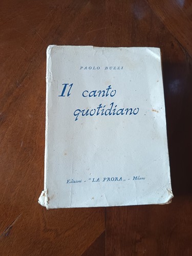 Futurismo buzzi autografo - futurismo,, buzzi,