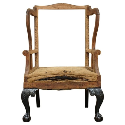 Antica struttura poltrona con - antica,