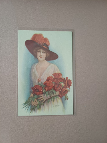Cartolina illustratore donnine - illustratore,