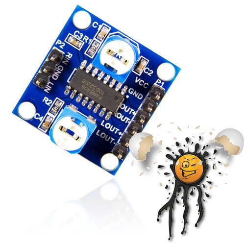 Pam8406 stereo audio 2x5w - pam8406,