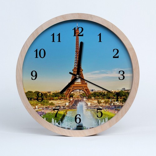Orologio legno tulup - legno, 30fi