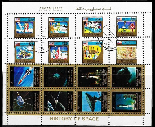 Ajman 1973 spazio michel n - 1973:,