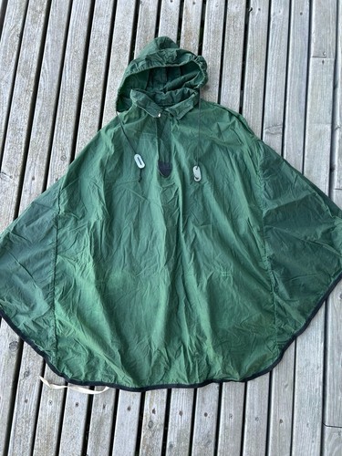 Poncho pioggia verde cerato - poncho, da