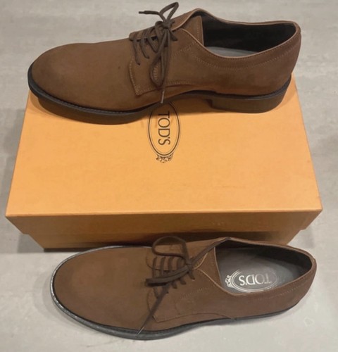 Tod derby uomo scamosciato - derby,