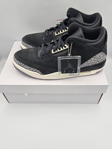 Air jordan off noir - 3, 9.5