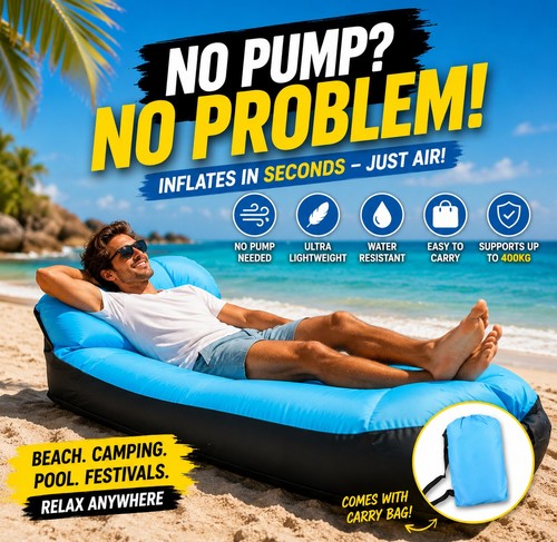 Inflatable air lounger sofa - air,