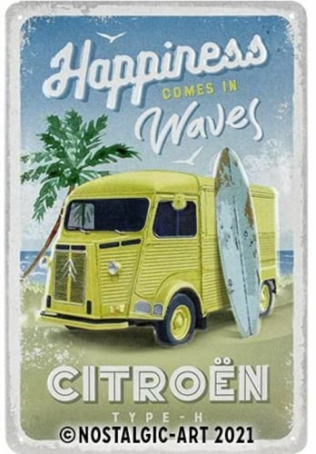 Citroen type insegna metallo - insegna,