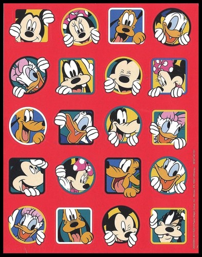 Adesivi paperino topolino - -,