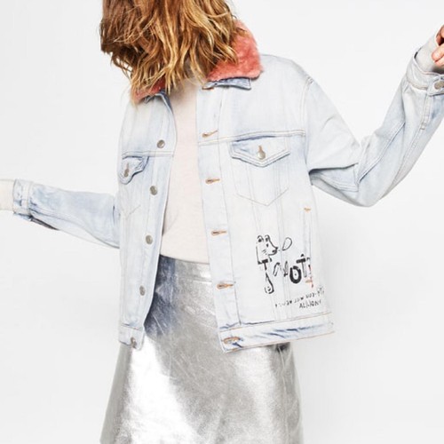 Zara giacca donna denim - giacca,