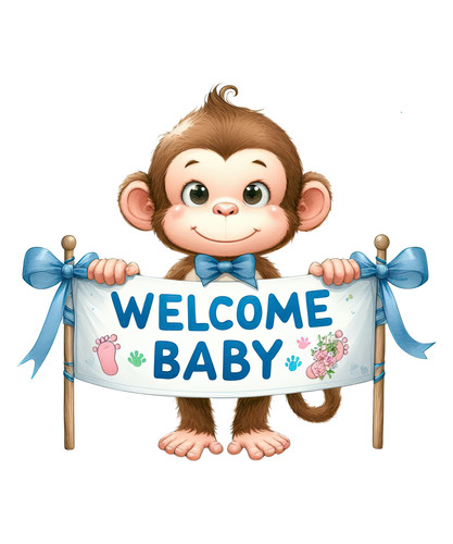 Adesivi auto welcome baby - 8,