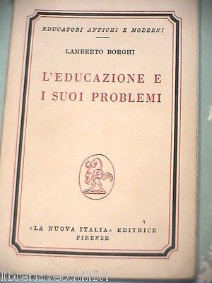 Educazione suoi problemi - l, i