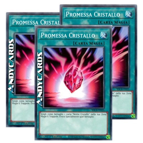 Promessa cristallo - promessa, •