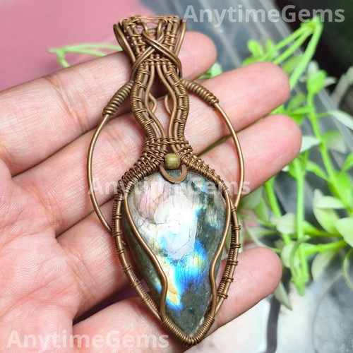 Collana labradorite avvolto - collana,