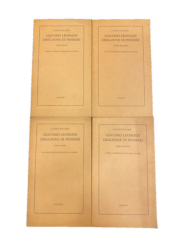 Giacomo leopardi zibaldone - giacomo, di