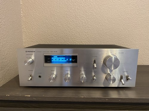 Pioneer 508 amplifier blue - sa-508,