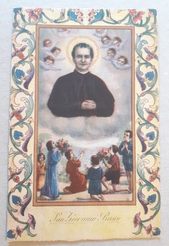 Santino antica cartolina - 💣,