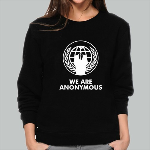 Felpa donna anonymous expect - donna,