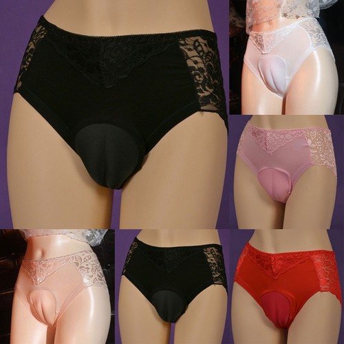 Slip uomo crossdresser pizzo